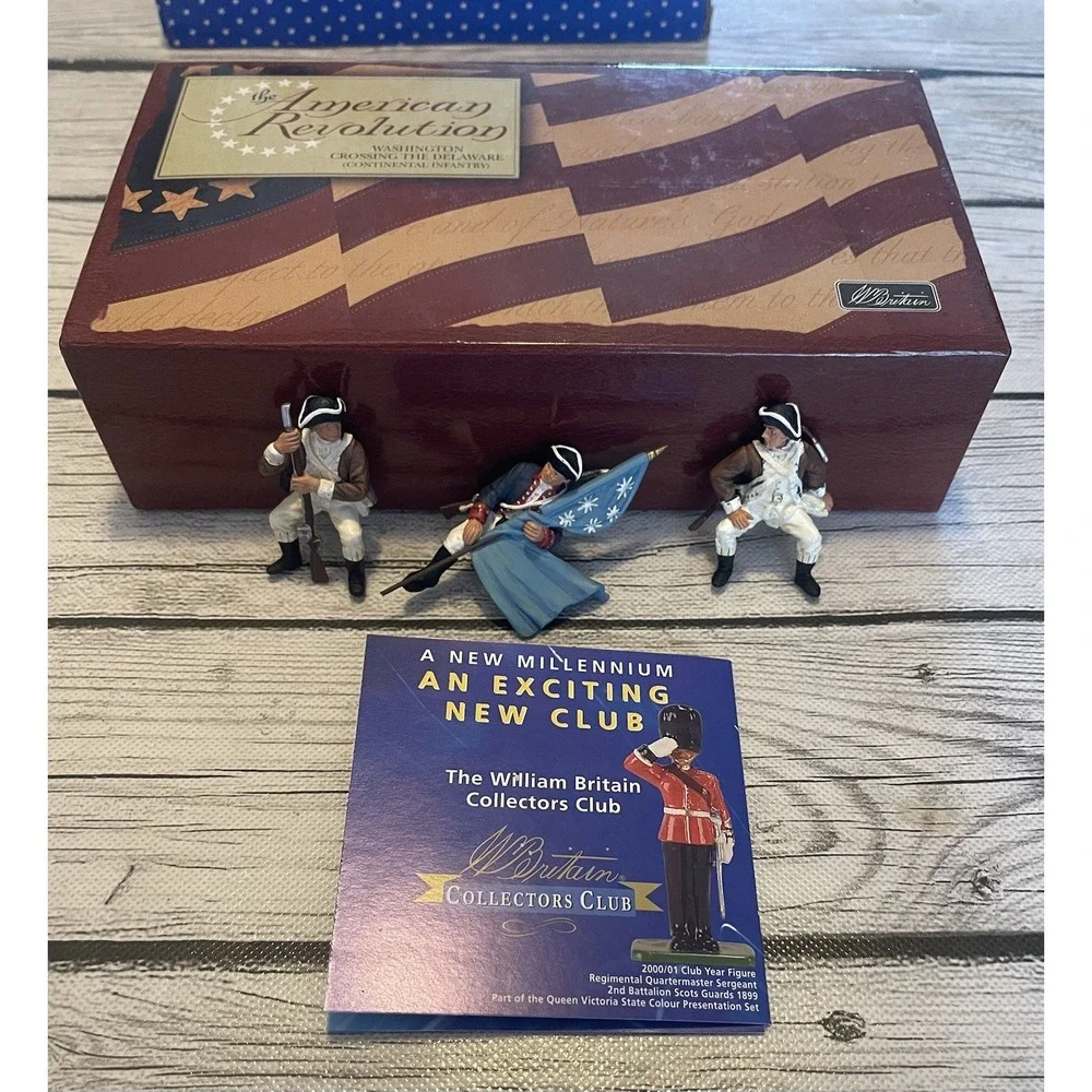 Britain Toy Soldier - American Revolution Washington Crossing The Delaware 17284